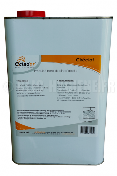 Eclador Cire Parquet Le Bidon De 5 Litres Accueil