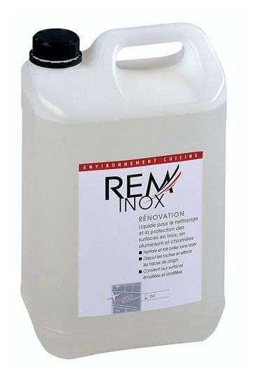 Rem Inox (Detergent Liquide Special Inox) 5L Accueil